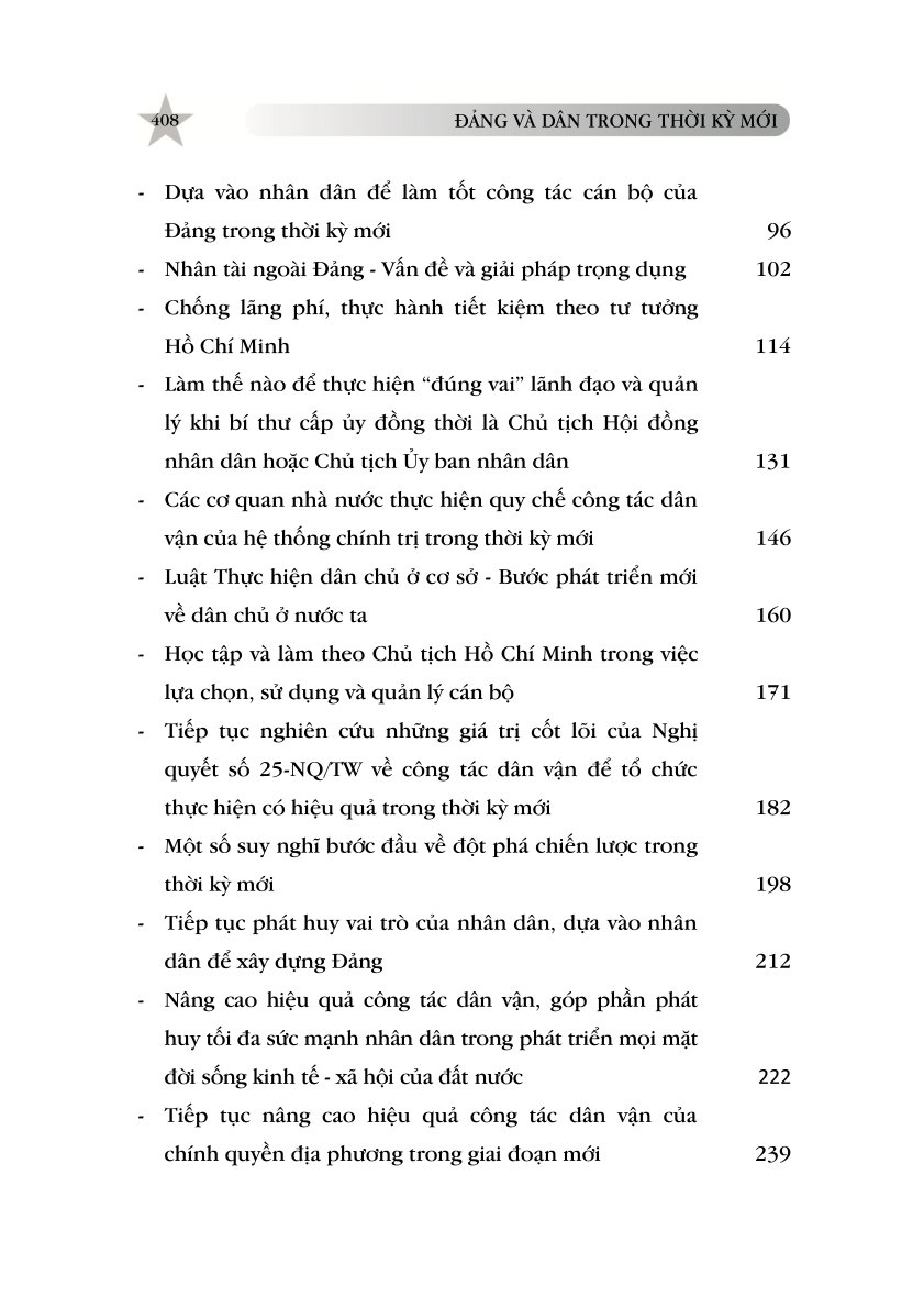 Đảng và Dân trong thời kỳ mới