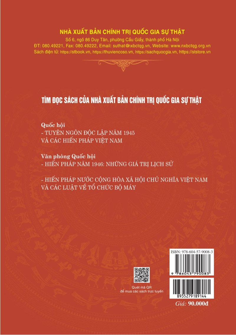 Hiến pháp Việt Nam qua các thời kỳ (Các bản Hiến pháp năm 1946, 1959, 1980, 1992, 2013)