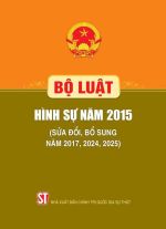 Bộ luật Hình sự năm 2015 (sửa đổi, bổ sung...