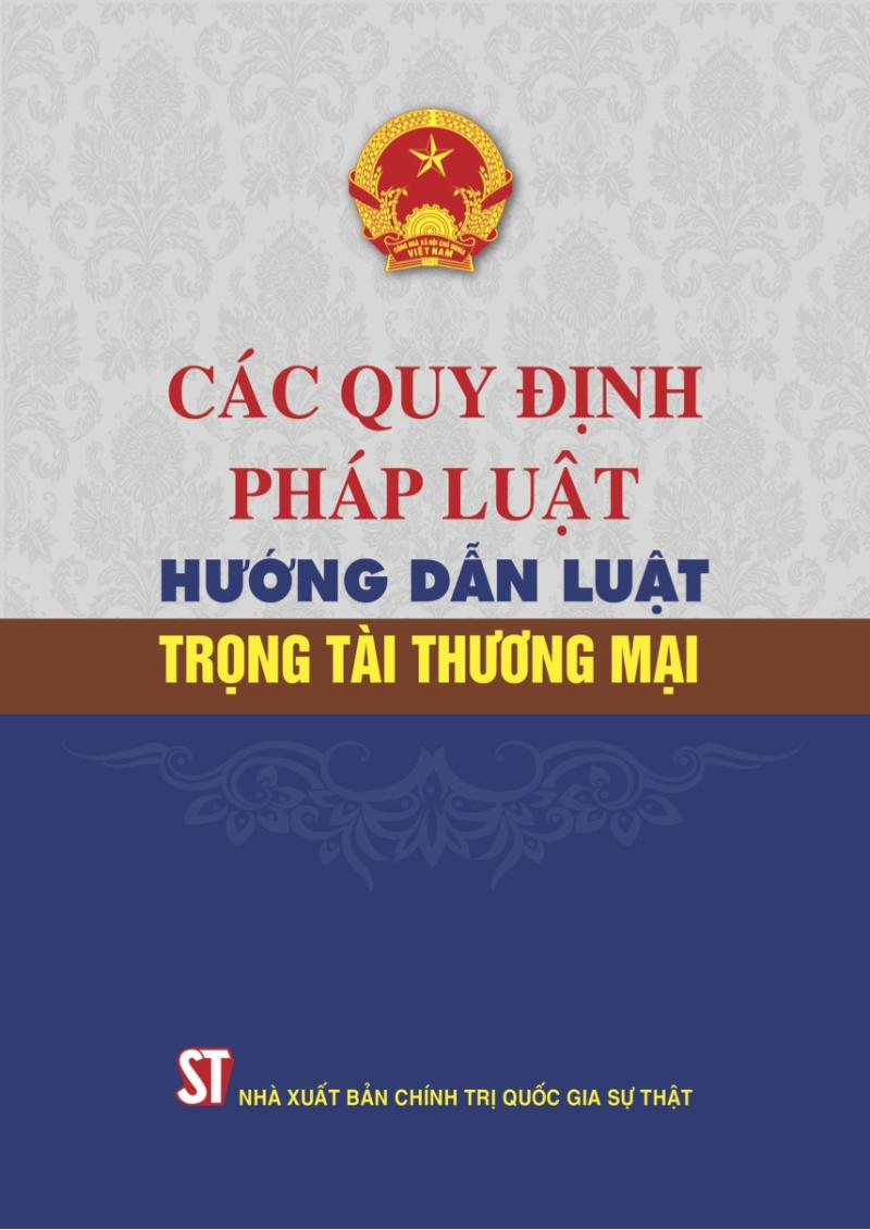 Các quy định pháp luật hướng dẫn Luật Trọng tài thương mại