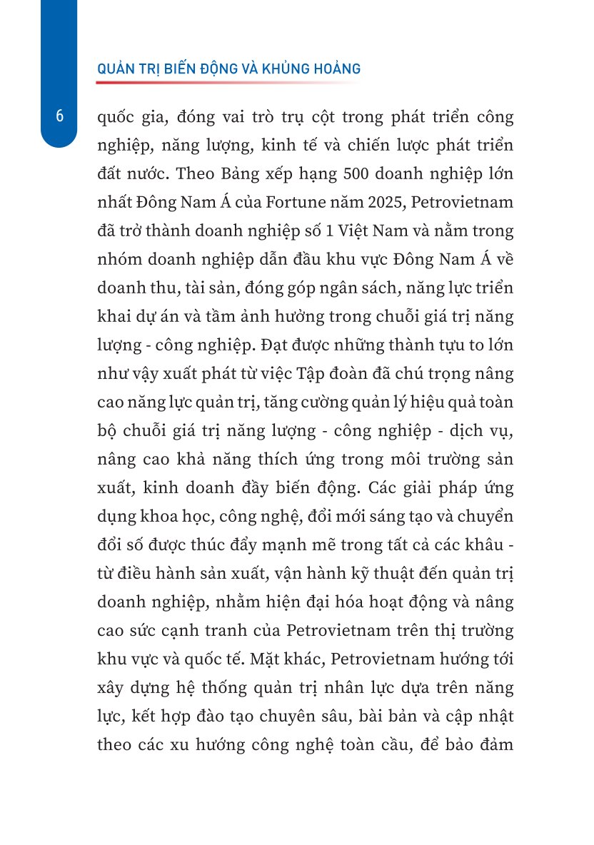 Quản trị biến động và khủng hoảng (Xuất bản lần thứ hai)