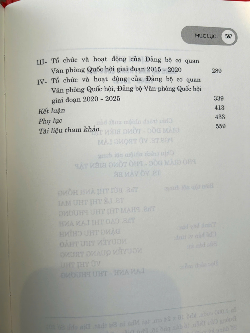 Lịch sử Đảng bộ Văn phòng Quốc hội (1946-2025)