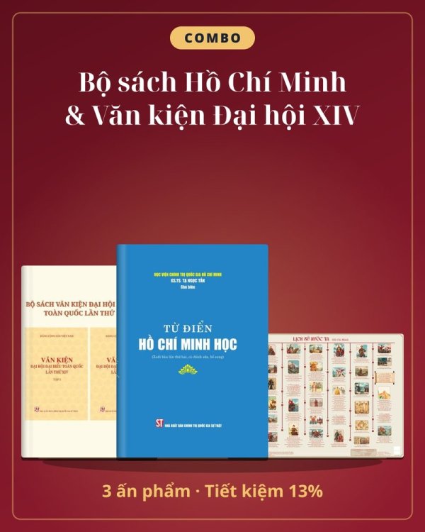 Bộ sách Hồ Chí Minh & Văn kiện Đại hội XIV
