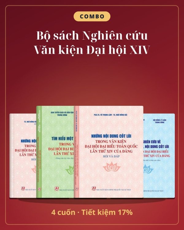 Bộ sách Nghiên cứu Văn kiện Đại hội XIV