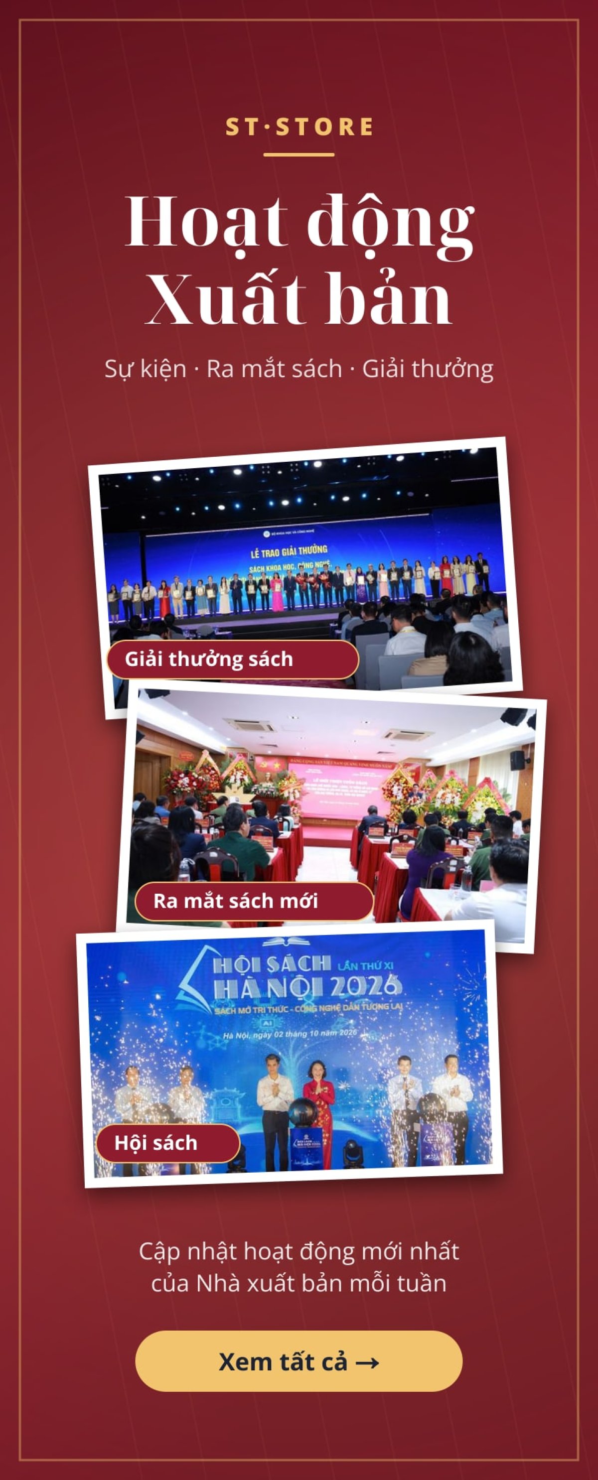 Hoạt động Xuất bản – Sự kiện, ra mắt sách