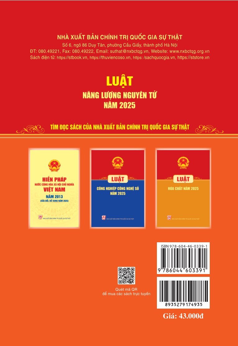 Luật Năng lượng nguyên tử năm 2025