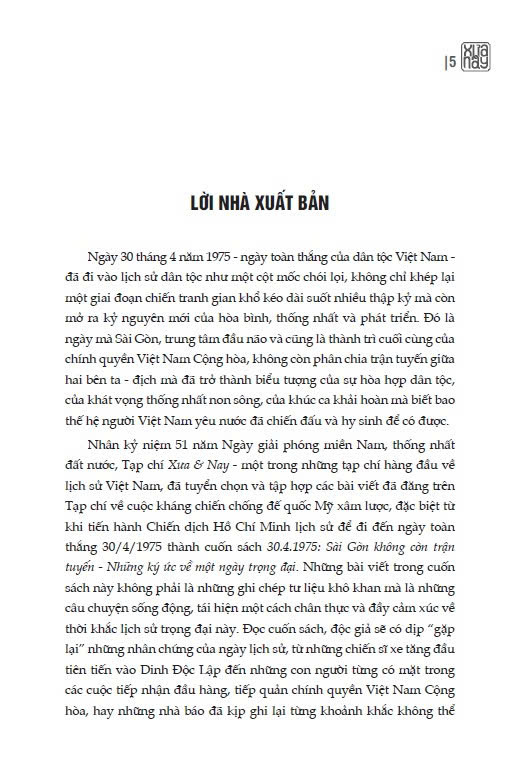 30.4.1975 Sài Gòn không còn trận tuyến - Những ký ức về một ngày trọng đại