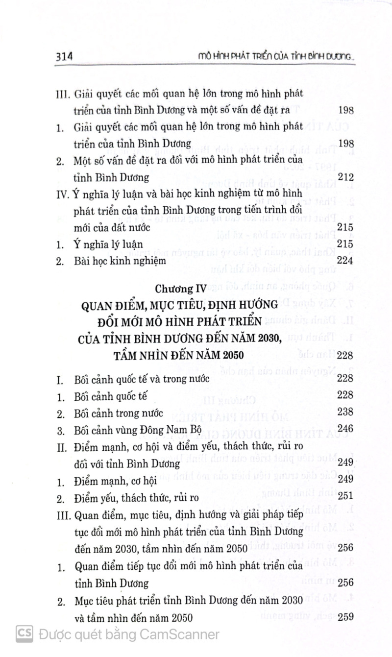 Mô hình phát triển của tỉnh Bình Dương trong công cuộc đổi mới đất nước và tầm nhìn định hướng đến năm 2050 (Sách chuyên khảo)
