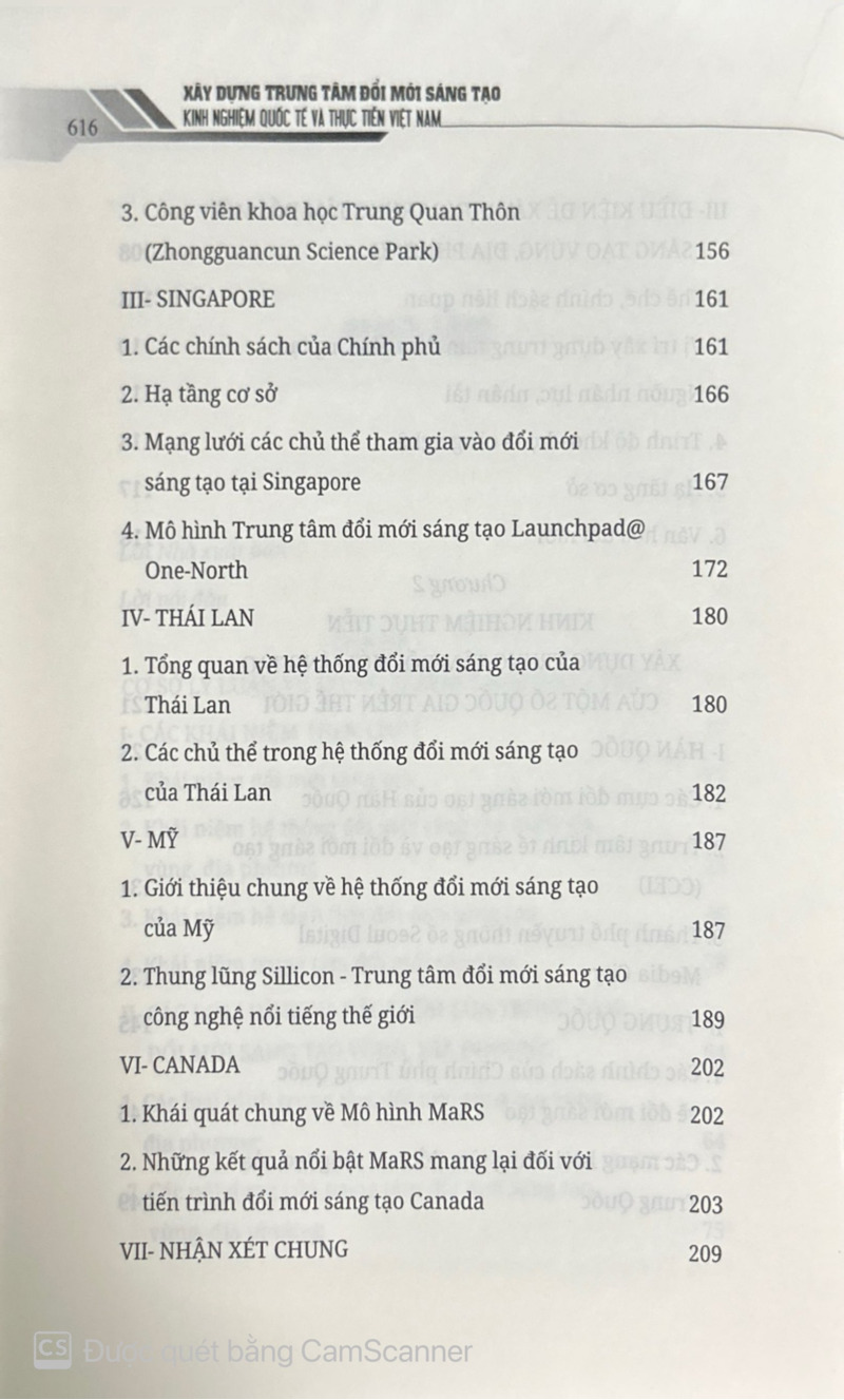 Xây dựng trung tâm đổi mới sáng tạo: Kinh nghiệm quốc tế và thực tiễn Việt Nam (Sách chuyên khảo)