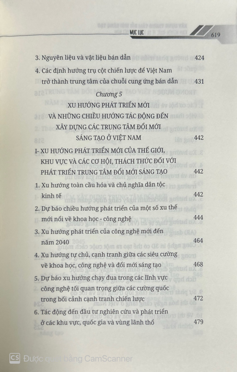 Xây dựng trung tâm đổi mới sáng tạo: Kinh nghiệm quốc tế và thực tiễn Việt Nam (Sách chuyên khảo)