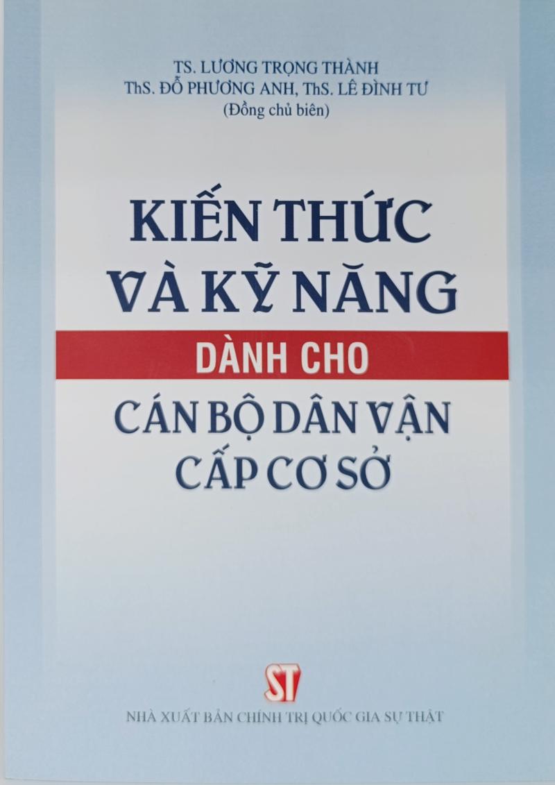 Kiến thức và kỹ năng dành cho cán bộ dân vận cấp cơ sở