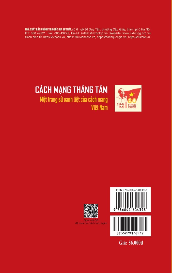 Cách mạng Tháng Tám - Một trang sử oanh liệt của cách mạng Việt Nam