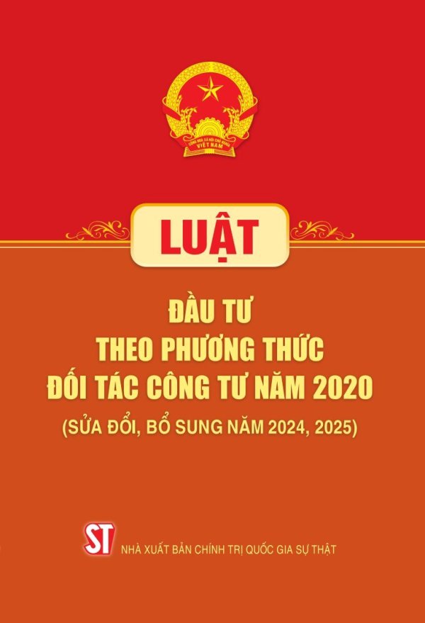 Luật Đầu tư theo phương thức đối tác công tư năm 2020 (sđ, bs năm 2024,2025)