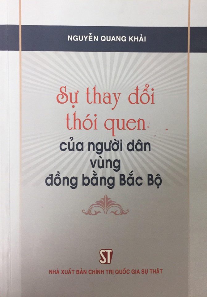 Sự thay đổi thói quen của người dân vùng đồng bằng Bắc Bộ