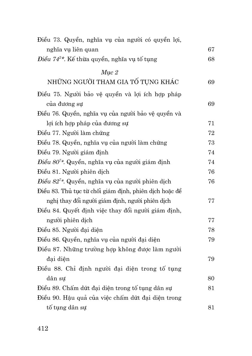 Bộ luật Tố tụng dân sự năm 2015 (Sửa đổi, bổ sung năm 2019, 2020, 2022, 2023, 2024, 2025)