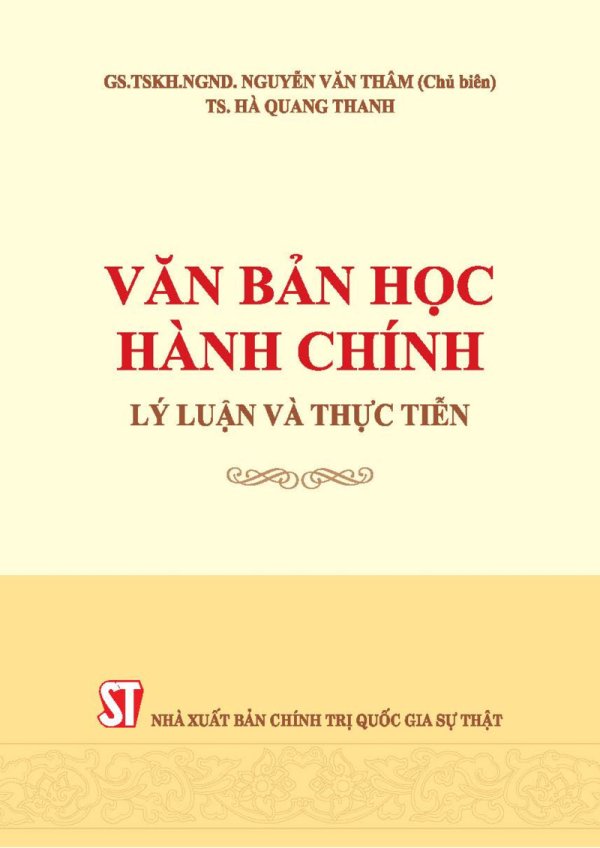 Văn bản học hành chính - Lý luận và thực tiễn