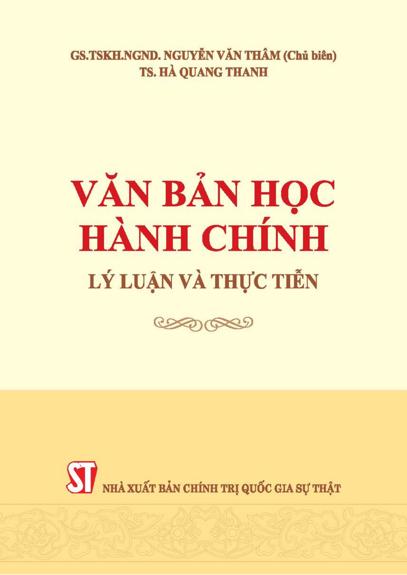 Văn bản học hành chính - Lý luận và thực tiễn