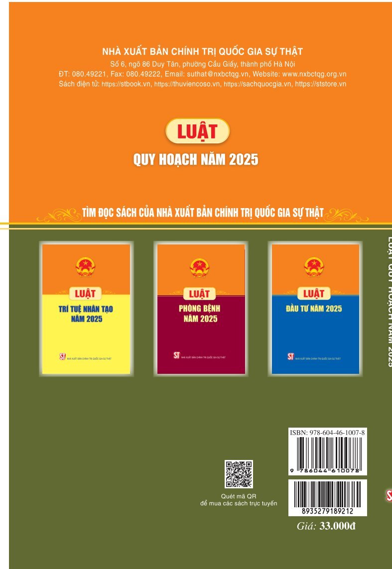 Luật Quy hoạch năm 2025