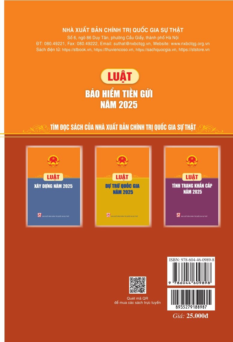Luật Bảo hiểm tiền gửi năm 2025