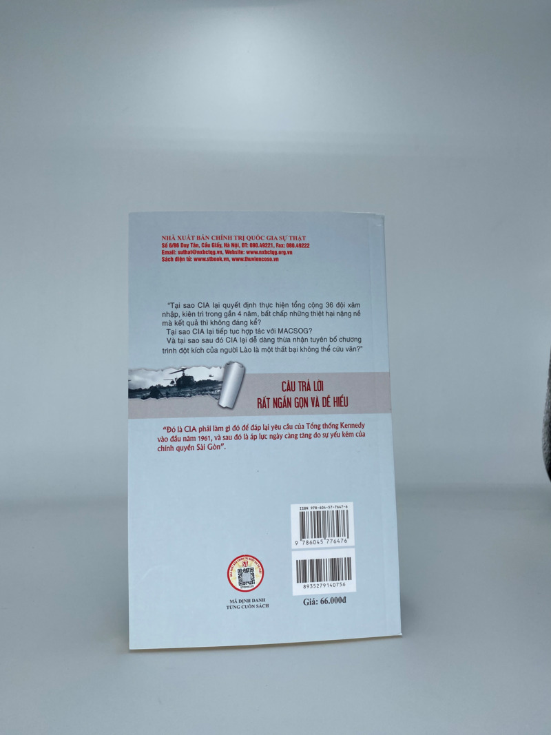 Cách chúng tôi làm: Chương trình bí mật xâm nhập miền Bắc Việt Nam 1961 - 1964
