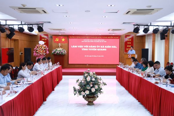 Bảo tồn và phát huy giá trị lịch sử của di tích Nhà xuất bản Chính trị quốc gia Sự thật trên địa bàn xã Kiên Đài