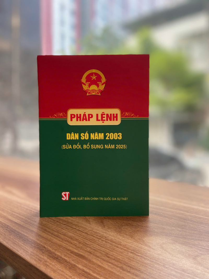 Pháp lệnh dân số năm 2003 ̣̣̣( sửa đổi, bổ sung năm 2025)