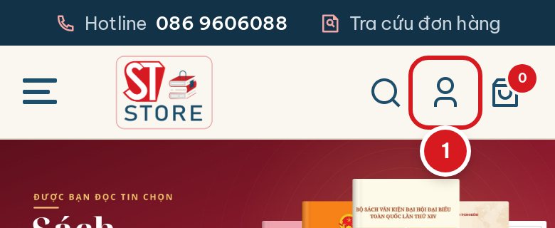 Biểu tượng tài khoản trên điện thoại